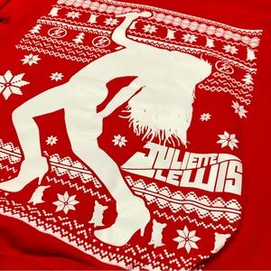 💥LIMITED EDITION💥JULIETTE LEWIS 💥Music Christmas Sweater